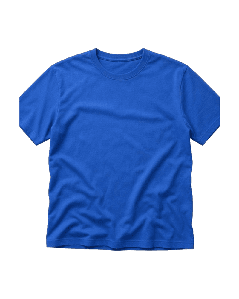 True Color: royal blue t-shirt with its colour cast fixed